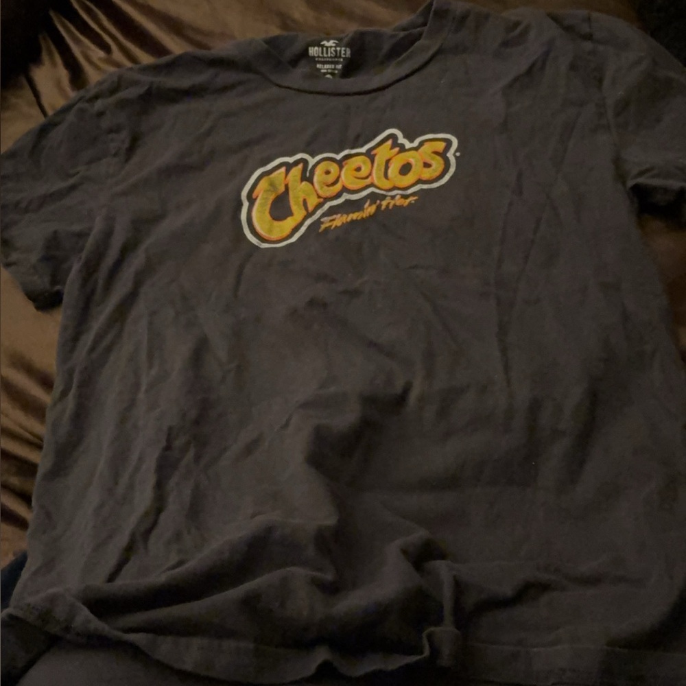 Hollister Navy Cheetos Tee